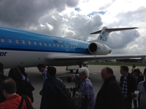 KLM F70 rear